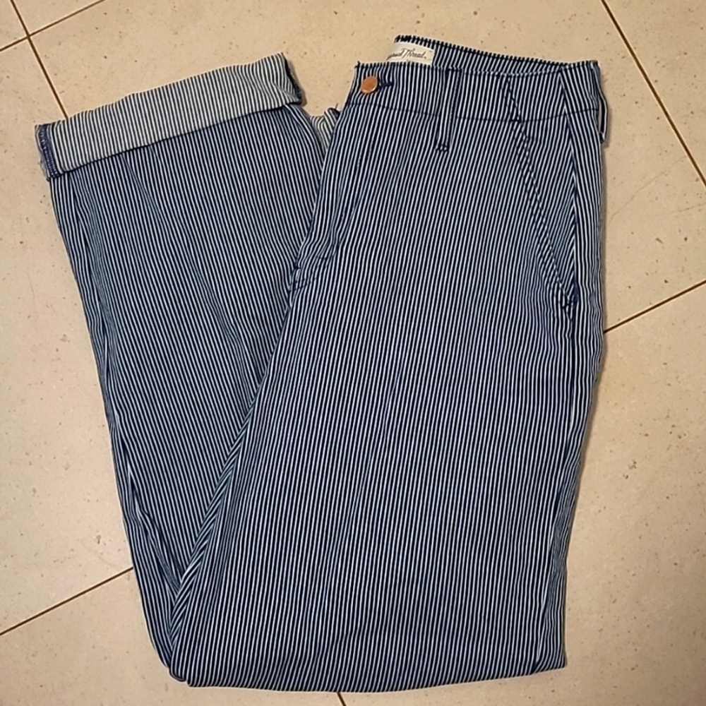 Universal Thread railroad striped jeans